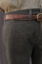 Bologna Slim Cut Trousers Texture 30 32 36