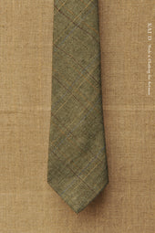 Irish Linen Plaid Tie