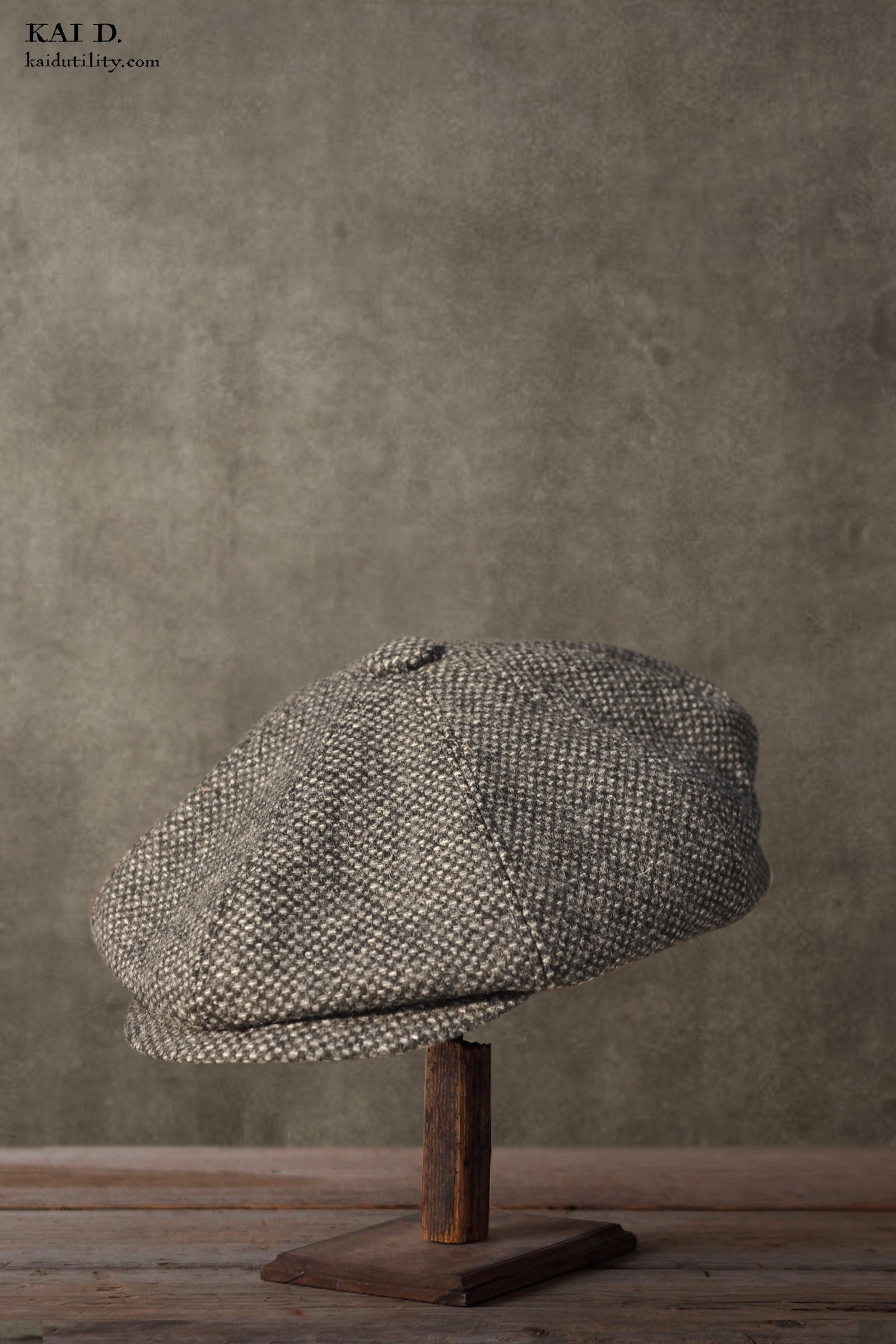 Peaky Hat - Retro Weave Wool - L