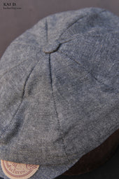 Andy Hat Cotton Linen Grey L