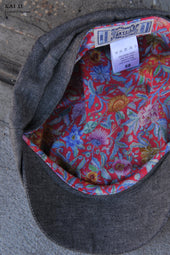 Andy Hat Cotton Linen Grey L