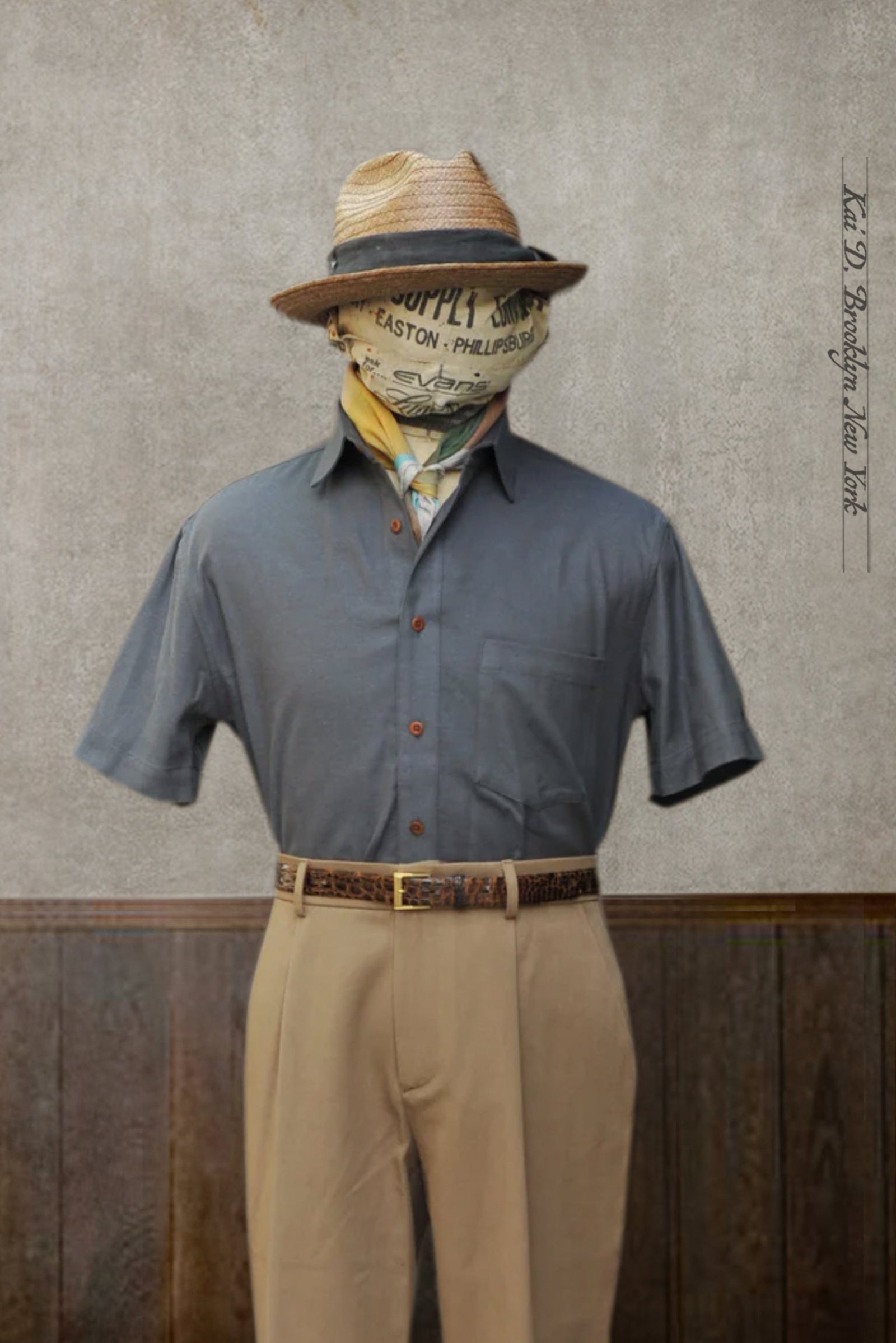 Cassady Shirt - Dove Grey Cotton Silk - S, M, L, XL