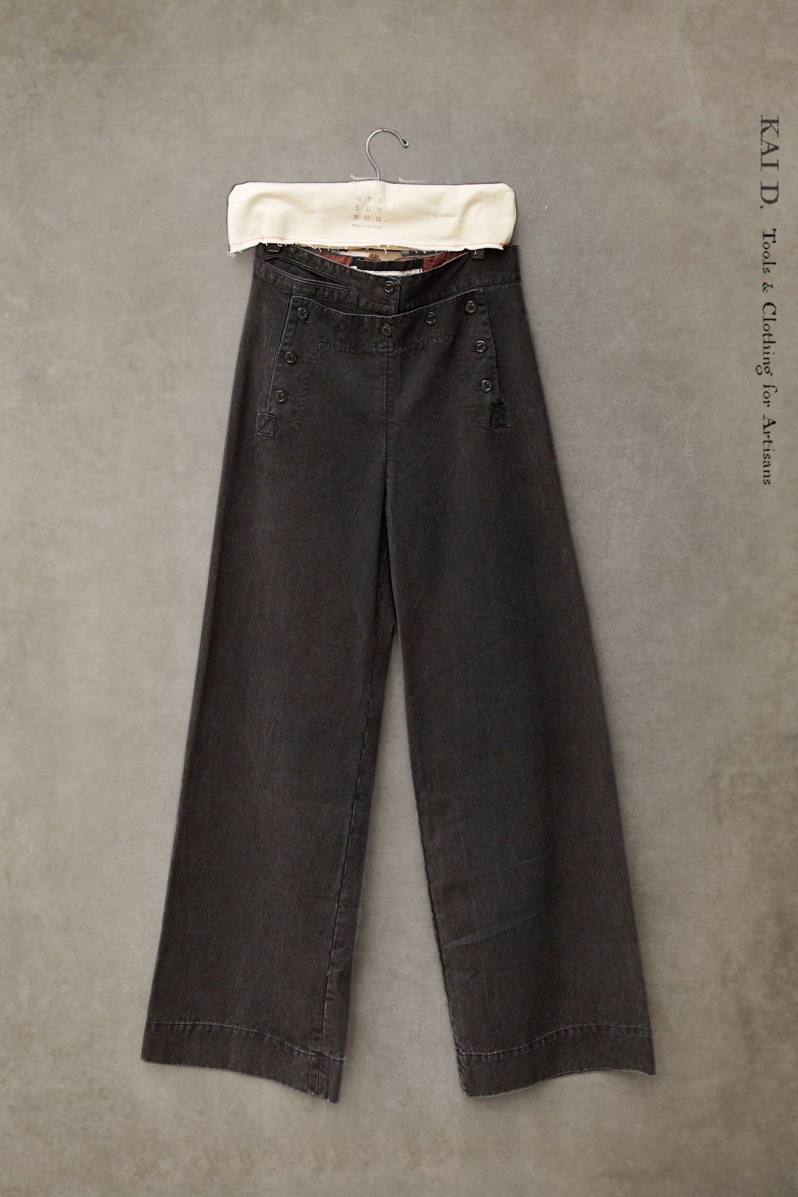 Sailor Pants Washed Denim S
