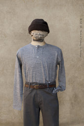 Long Sleeve Henley Tee S M L Xl