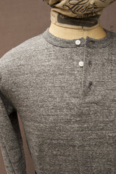 Long Sleeve Henley Tee S M L Xl