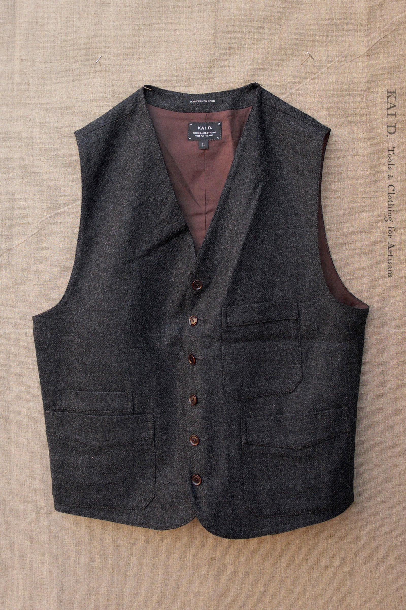 Shoemaker's Vest - English Tweed - XL, XXL