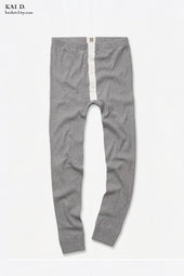 Long Johns - Grey Heather - S, M, L, XL