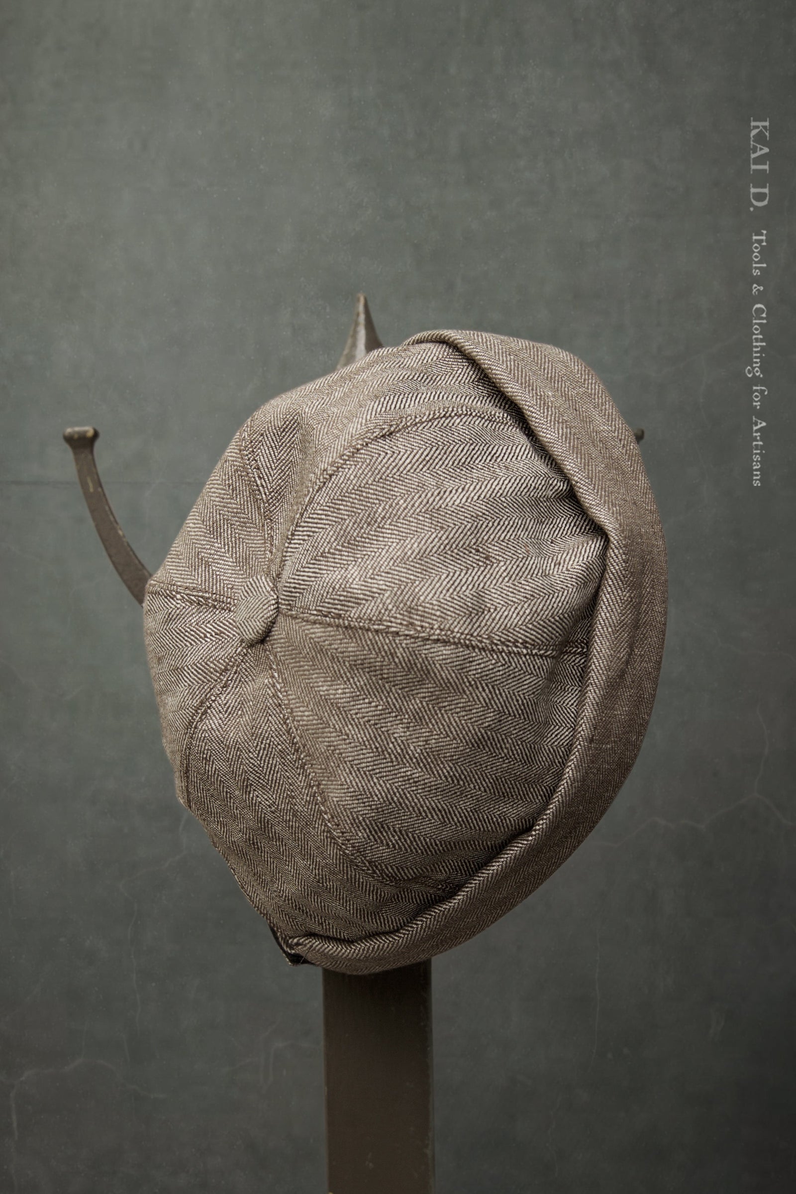 Watch Cap Herringbone Linen