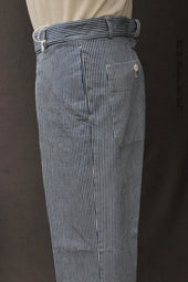 Austin Side Buckle Pants Hickory Stripe 48 50 52