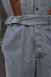 Austin Side Buckle Pants Hickory Stripe 48 50 52