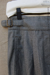 Isa Belted Pants Tonal Houndstooth Xs S M