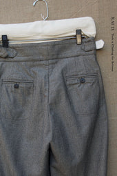 Isa Belted Pants Tonal Houndstooth Xs S M