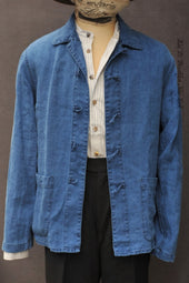 Cunart Frog Closure Jacket Linen 48 50 52 54