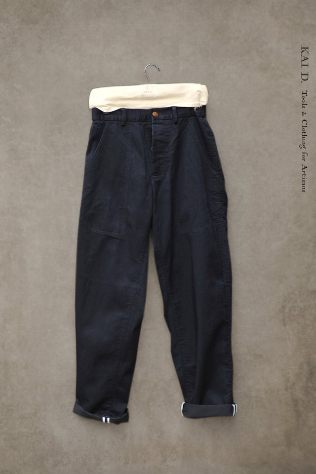 Garden Pants - Japanese Deep Indigo Cotton - XS, S, M, L