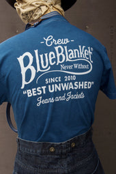 Blue Blanket Cotton Tee M L