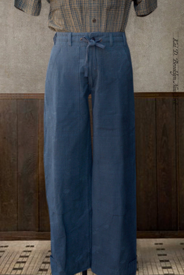 Raka Wide Cut Pants - Midnight Teal - 2, 3, 4
