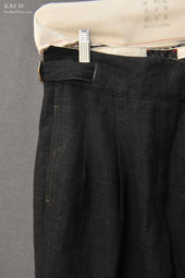 Isa Belted Pants Stipple Weave S L