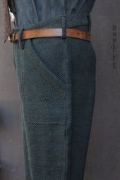 Isaac Pants Handspun Herringbone 3 4