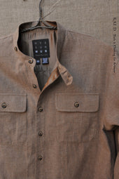 Jackie Shirt Wheat Flannel Xs S M