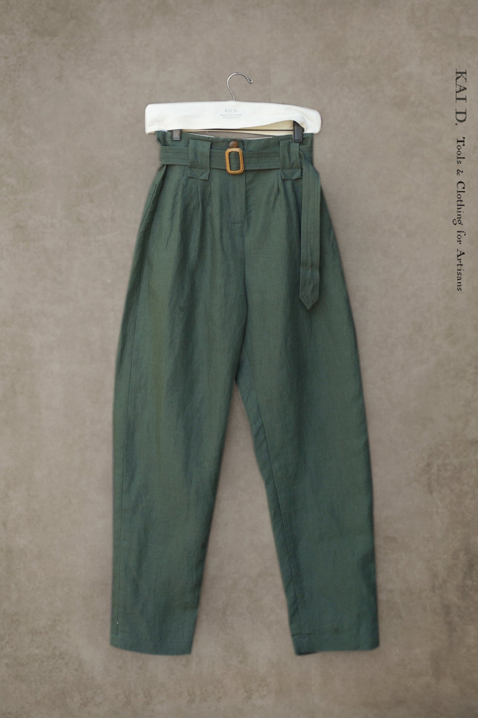 Kaylee Belted Pants Belgian Linen M L