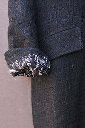 Keaton Trench Coat Stipple Weave S M L