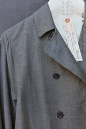 Keaton Trench Coat Wool Mini Houndstooth M L
