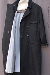Keaton Trench Coat Stipple Weave S M L