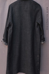 Keaton Trench Coat Stipple Weave S M L