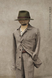 Architect Jacket Houndstooth Linen M L