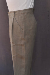 Linen Single Pleat Pants Limestone S M L