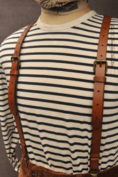 Skinny Leather Suspenders