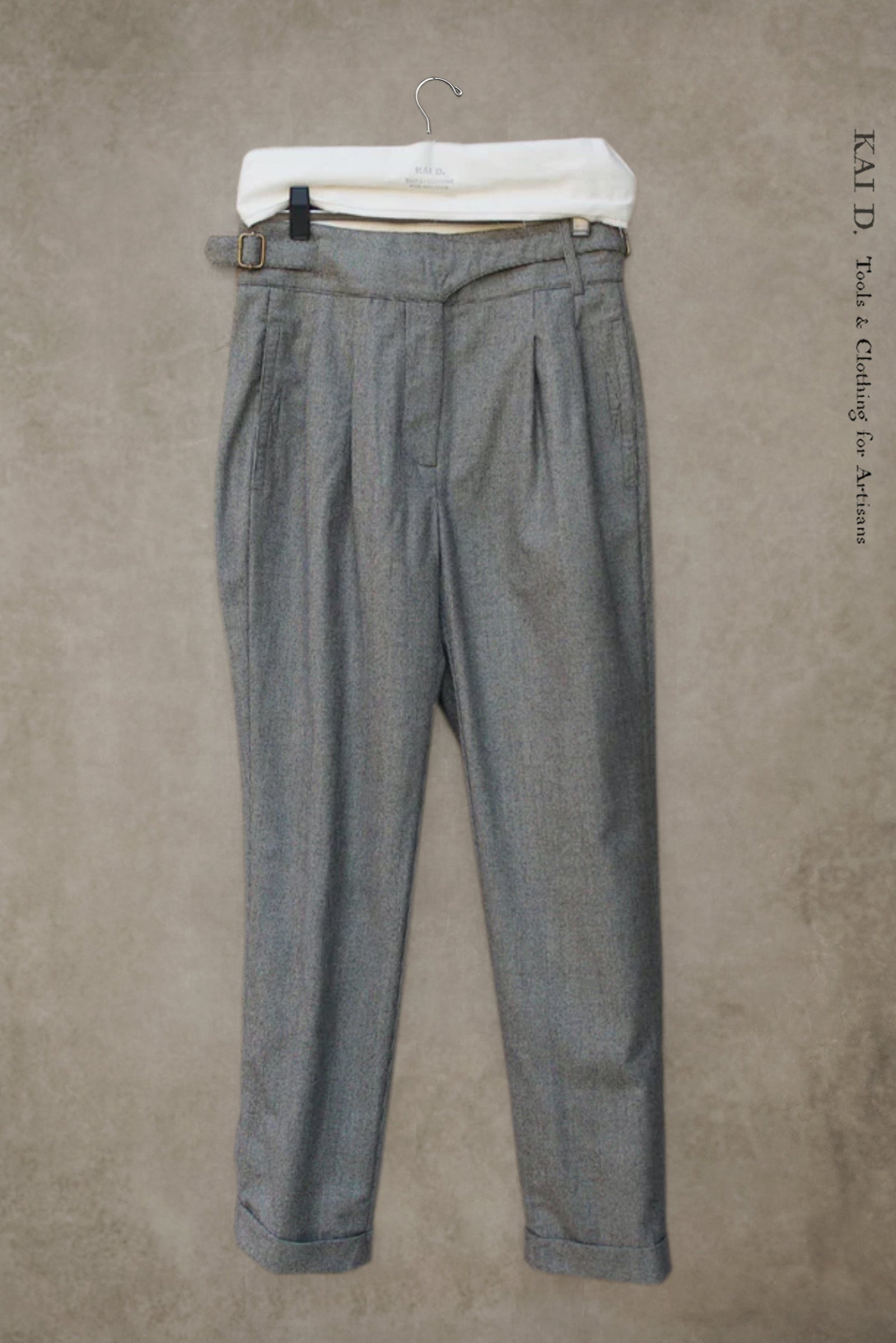 Isa Belted Pants - Tonal Houndstooth - XS,S, M