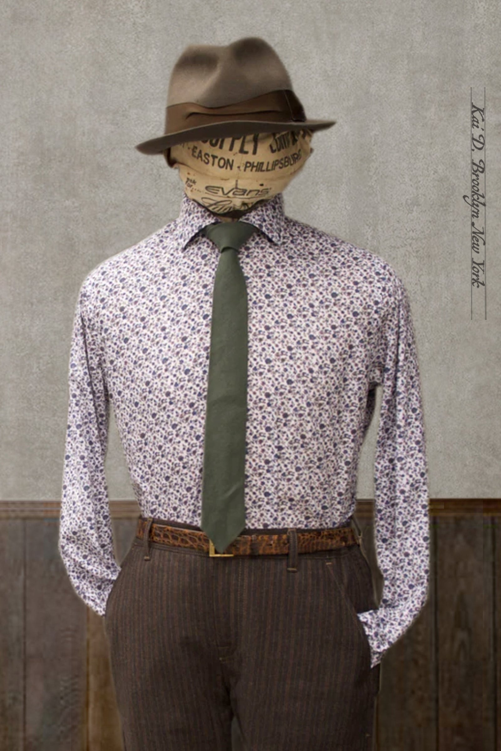 Tuscany Floral Shirt - Lavender/Blue - 40, 42, 44