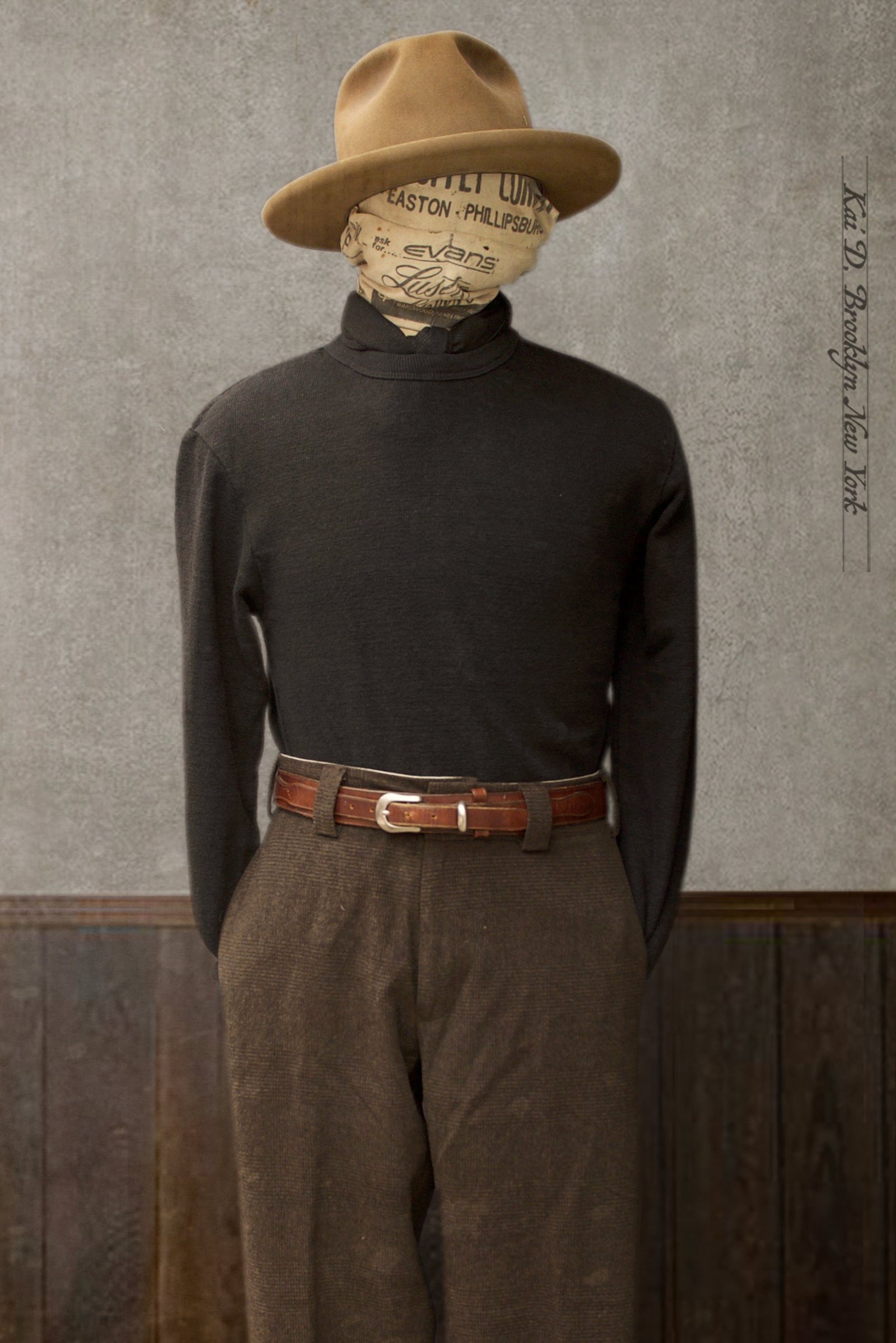 Long Sleeve Linen Tee - Gunpowder - 5 (XL)