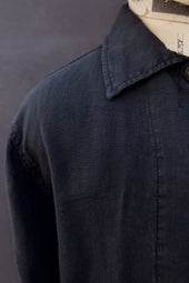 Cropped Worker S Linen Jacket M L