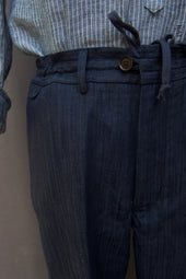 Lukas Pants Texture Linen Herringbone 36