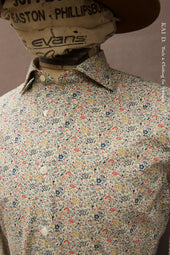 Elba Floral Shirt Cheerful Floral 39 41 43
