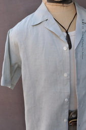 Boxy Camp Collar Shirt M L