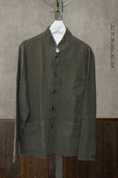 Mondrian Shirt Jacket Garment Dyed Belgian Linen Xl Xxl