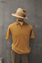 Fine Gauge Linen Polo S