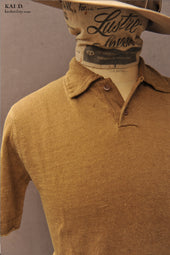Fine Gauge Linen Polo S