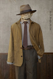 Degas Work Jacket Soft Cotton Herringbone M L Xl
