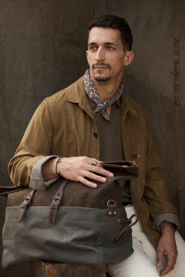 Degas Work Jacket - Soft Cotton Herringbone - M, L, XL