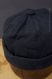 Watch Cap Cotton Brocade M L