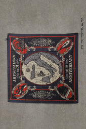 Cotton Bandana - Tenth Anniversary Blue/Red
