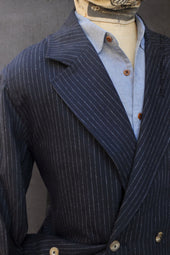 Double Breasted Jacket Pinstripe 48