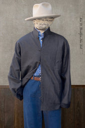 Yutori Jacket Virgin Striped Wool Virgin Wool M L Xl