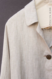 Anthropologist Coat Washed Linen S M