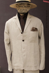 Ginsberg Jacket Sabi Linen M L Xl