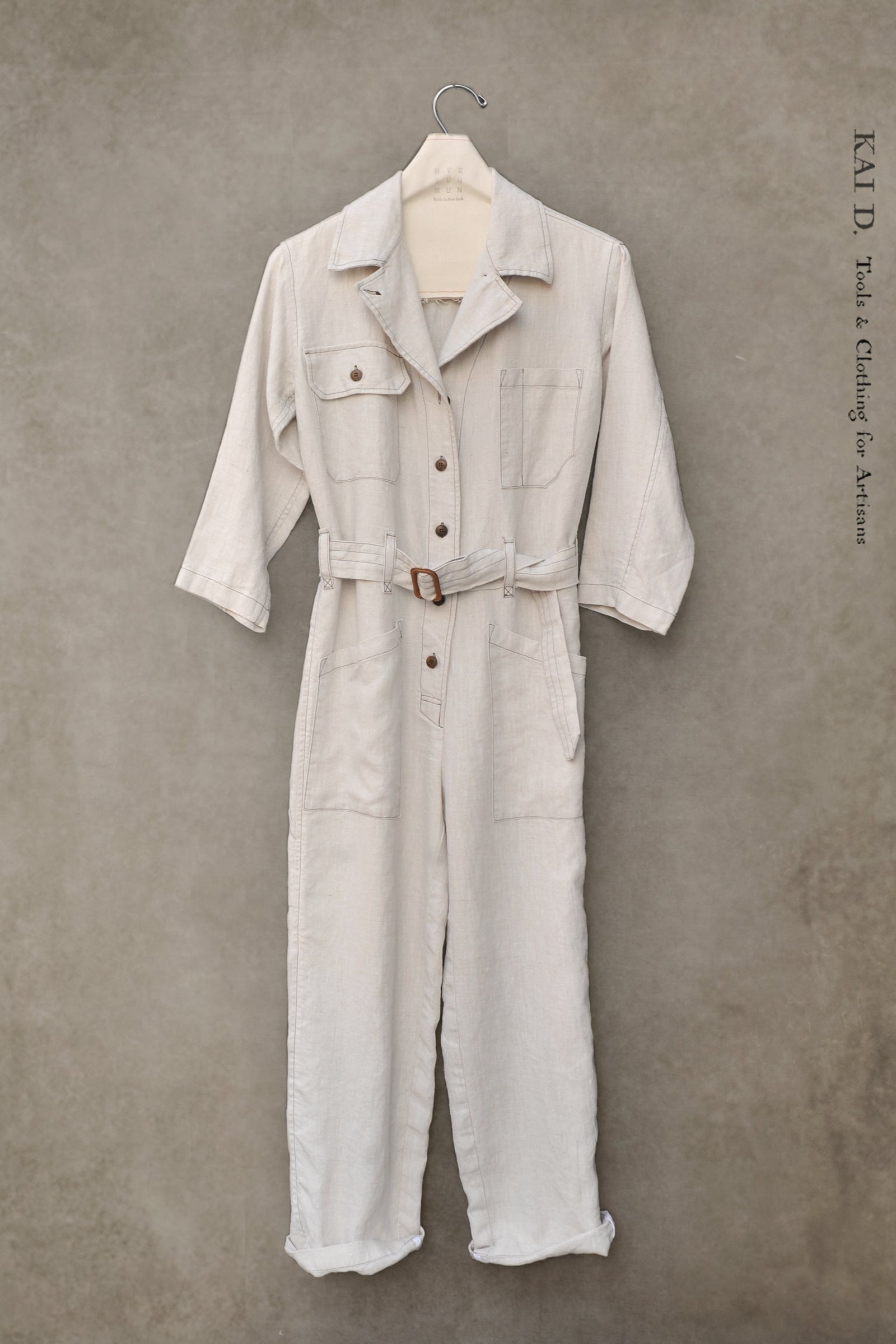 Earhart Jumpsuit Japanese Linen M